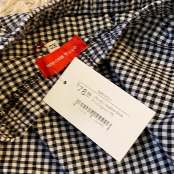 Cute matching top and bottom gingham set both xs - Picture 3 of 3